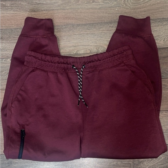 Burgundy Aero Joggers/Sweatpants - Picture 1 of 3